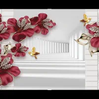 کاغذدیواری۳بعدی ترموال کفپوش کلیک چمن گرین وال|خدمات پیشه و مهارت|کرمان, |دیوار