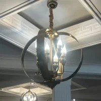 لوستر ۸شاخه ی استیل|لوستر و چراغ آویز|قزوین, |دیوار