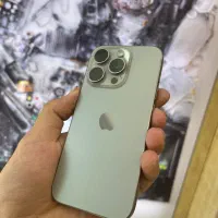 Iphone 15 pro 256 za رنگ natural titanium|موبایل|اصفهان, احمدآباد|دیوار