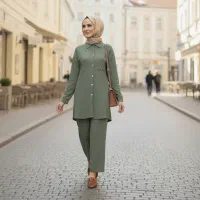 ست شومیز و شلوار بیسکویتی زنانه . پخش آرتا|لباس|قم, شاه ابراهیم|دیوار