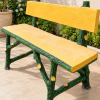 نیمکت طرح چوب سیمانی