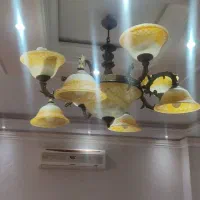 لوستر 8 شاخه|لوستر و چراغ آویز|تهران, علی‌آباد|دیوار