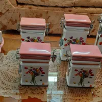 سرویس ادویه جات  ۱۲ تکه و آرام پز لعابی پارس نپتون|ظروف پخت‌وپز|اردبیل, |دیوار