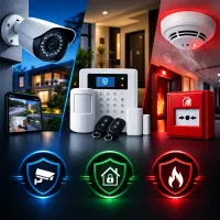 دوربین مداربسته دزدگیر اعلام حریق
