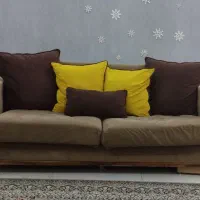 مبل مخمل با چوب طبیعی سالم|مبلمان خانگی و میز عسلی|مشهد, جانباز|دیوار