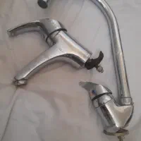 شیر اهرمی روشویی و شیر سینک اشپزخانه