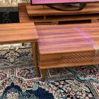 میز تلوزیون با جلو مبلی با سه تا میز عسلی