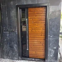 درب پیوت لولا محور ضد سرقت سرویس  روکشی|مصالح و تجهیزات ساختمان|آبیک, |دیوار