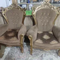 مبل سلطنتی 9نفره چوب راش کارکرده