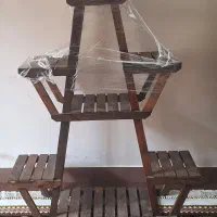 استند گل چوبی