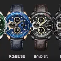 ساعت مچی عقربه‌ای مردانه نیوی فورس مدل NF 9197 SGN