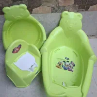 ست خرسی وان و تشت و صندلی کودک