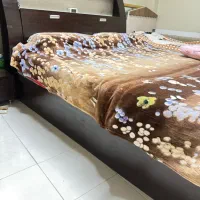 سرویس خواب دو‌نفره دو‌عدد پاتختی و آینه قدی صندلی|تخت و سرویس خواب|شیراز, سینما سعدی|دیوار