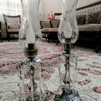 یک جفت شمعدان برنجی