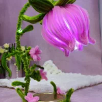 گل پینترسی|چراغ خواب و آباژور|رشت, سلیمانداراب|دیوار