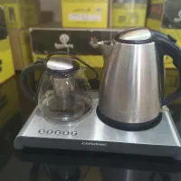 چای‌ساز گاسونیک شیشه‌ای استیل نو