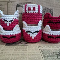 سبد تریکو دو چشم ابرویی روباه و خرس و جوجه|اسباب و اثاث بچه|قم, وادی السلام|دیوار