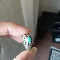 انگشتر ، فیروزه‌ای اصل ریشه دار