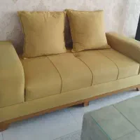 لاوست(کاناپه) دو نفره بهمراه پاف