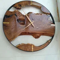 ساعت چوبی روستیک