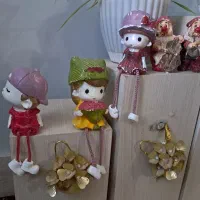 مجسمه دختر و پسر دکوری ۳تایی چارچوب