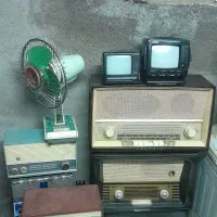 اشیای عتیقه رادیو پنکه تلوزیون
