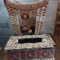 سطل دستمال کاغذی|صنایع دستی و سایر لوازم تزئینی|قم, نوبهار|دیوار