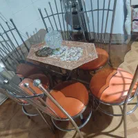 نهارخوری ۶نفره|میز و صندلی غذاخوری|بیستون, |دیوار