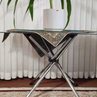 میز تاشو پایه تلسکوپی خرچنگی میز ناهارخوری عسلی