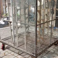 گنجه کفتر بزرگ ۶ تکه چرخ دار قابل حمل