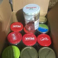 شیشه خالی مربا رب ترشی زیتون