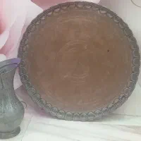 سینی و پارچ مسی قلمکاری خوی