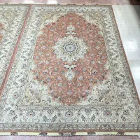 فرش دستباف تبریز / جفت ۹ متری/ چله‌ابریشم