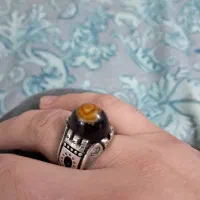 انگشتر باباقوری و فیروزه