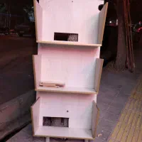 قفسه جایی شکلات جای کتاب شیشه خور
