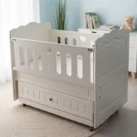 تخت گهواره ای نوزاد کاملا نو و با کیفیت