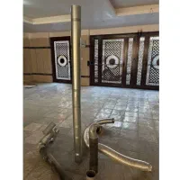 تعدادی لوله بخاری گالوانیزه وزانوعه درحد آک