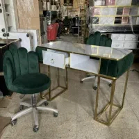 تخت مژه/صندلی میکاپ/آینهکنسول/کانتر|آرایشگاه و سالنهای زیبایی|سنندج, |دیوار