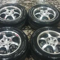 رینگ و لاستیک سایز ۱۴|قطعات یدکی و لوازم جانبی|رشت, فرودگاه سردار جنگل رشت|دیوار