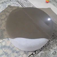 شیشه رو میز ناهارخوری تراش خورده