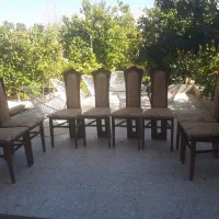 صندلی  چوبی ۸ عدد