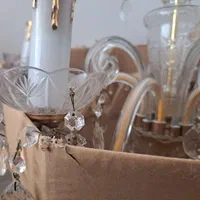 لوستر ۶شاخه کریستالی چک|لوستر و چراغ آویز|اصفهان, بهار آزادی|دیوار