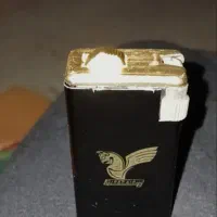 فندک عتیقه،Butabloc quercia brass base gold plate