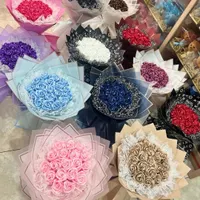 دسته گل پروانه ای، رز روبانی، هدیه ای ماندگار|گل مصنوعی|بوشهر, |دیوار