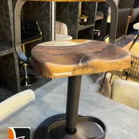 صندلی اپن زیمرکف وپشت چوبی/کانتر/کافی شاپ نقداقساط