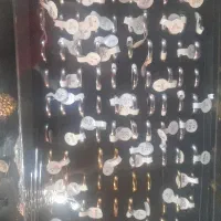 حلقه استیل رنگ ثابت طلائی استیل مردانه و زنانه