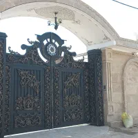 درب فرفورژه.درب باغ.درب حیاط.درب اهنی|مصالح و تجهیزات ساختمان|خمینیشهر, |دیوار