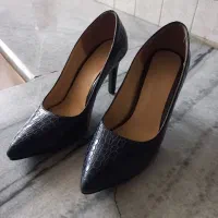 کیف و کفش چرم مجلسی  سرمه ای