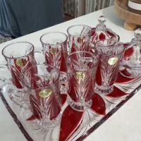استکان و سینی و قندان شوگا ژاپن