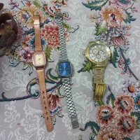 تعدادی ۴ عدد ساعت مچی زنانه و مردانه